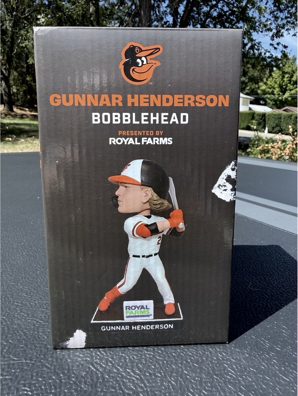 Gunnar Henderson Baltimore Orioles Royal Farms Bobblehead 2024